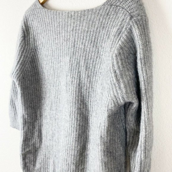 ELIE TAHARI gray Wool Cashmere Violetta sweater - Picture 9 of 9